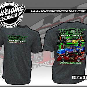 Ways Custom Welding Racing Tee - Heather Gray